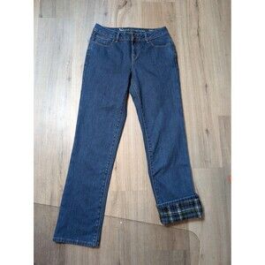 Natural Reflections Size 4 Fleece Lined Jeans Comfort Stretch Firm Hold Outdoor